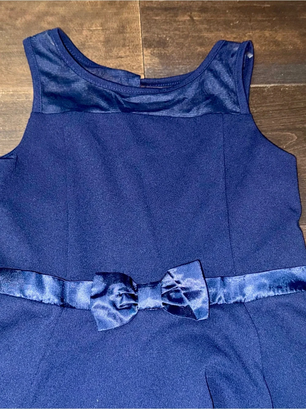 Calvin Klein Navy Bow-Detail Party Dress Size 14